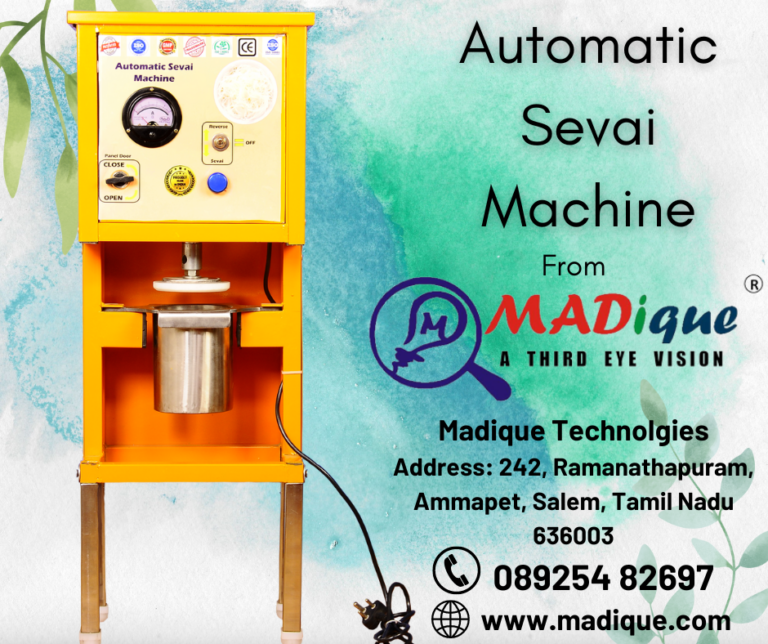 Fresh Sevai in Minutes: The benefits of using automatic sevai machines