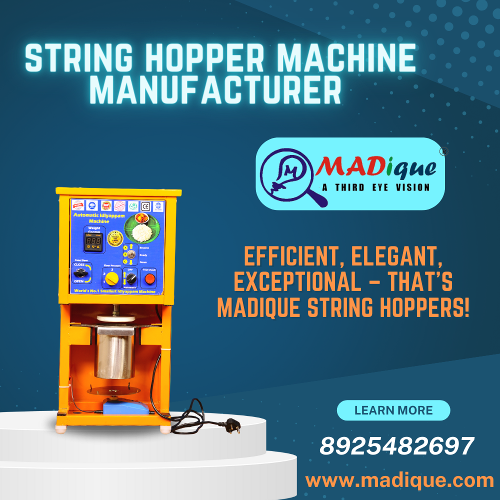 String Hopper Machine Manufacturer - Madique Technology.
