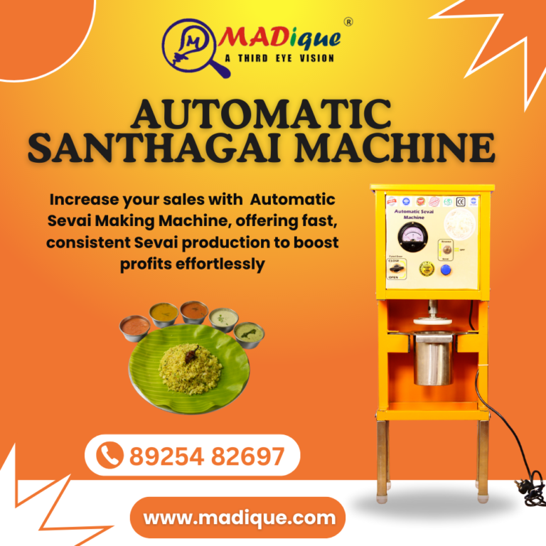 Automatic Santhagai Machine Manufacturer – Madique Technology