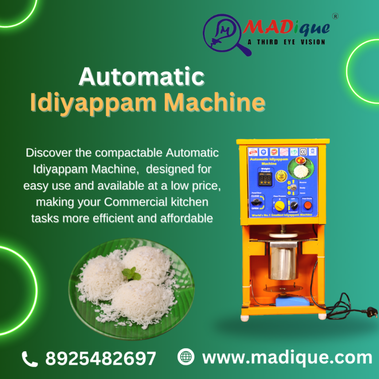 Automatic Idiyappam Machine Manufacturer in Srilanka – Madique Technologies