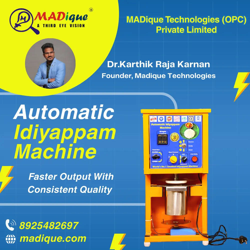 Automatic Idiyappam Machine Manufacturer in Kerala