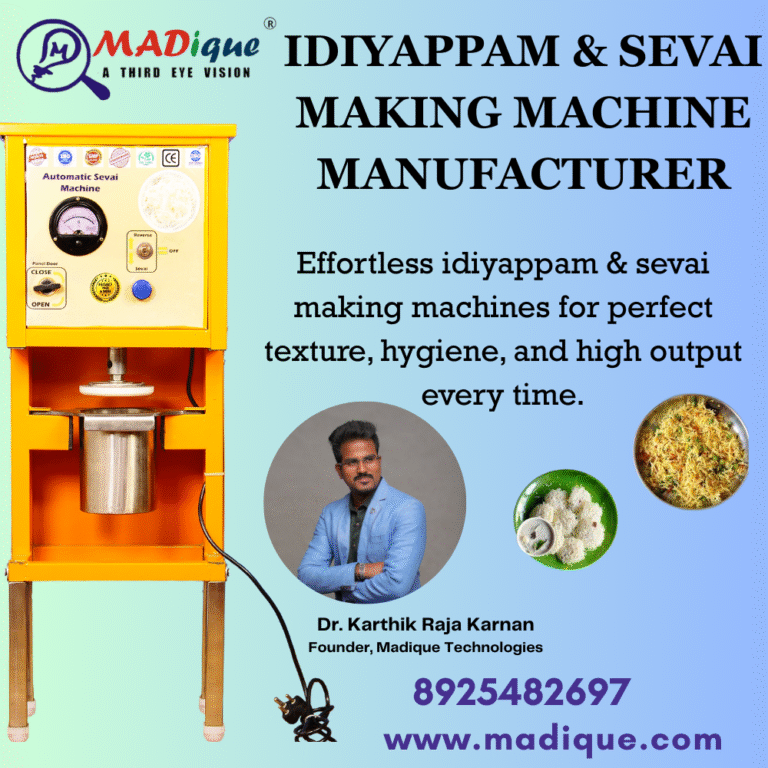 Trusted Idiyappam & Sevai Making Machine Manufacturer