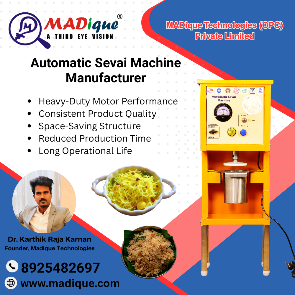 Sevai Making Machine Manufacturers In Coimbatore